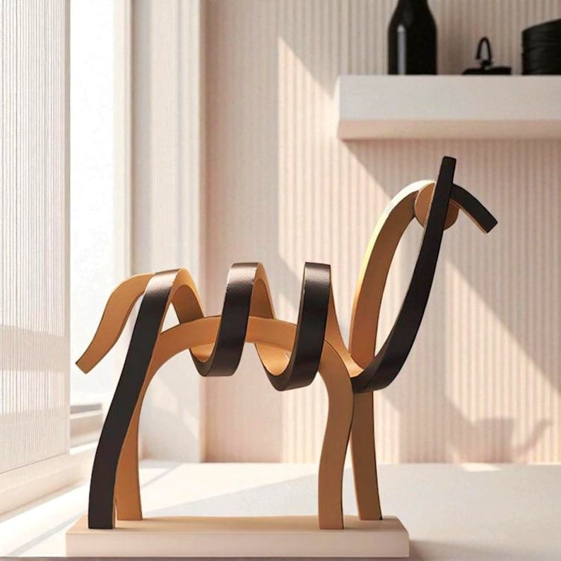 Equinox Grace - Abstract Horse Sculpture