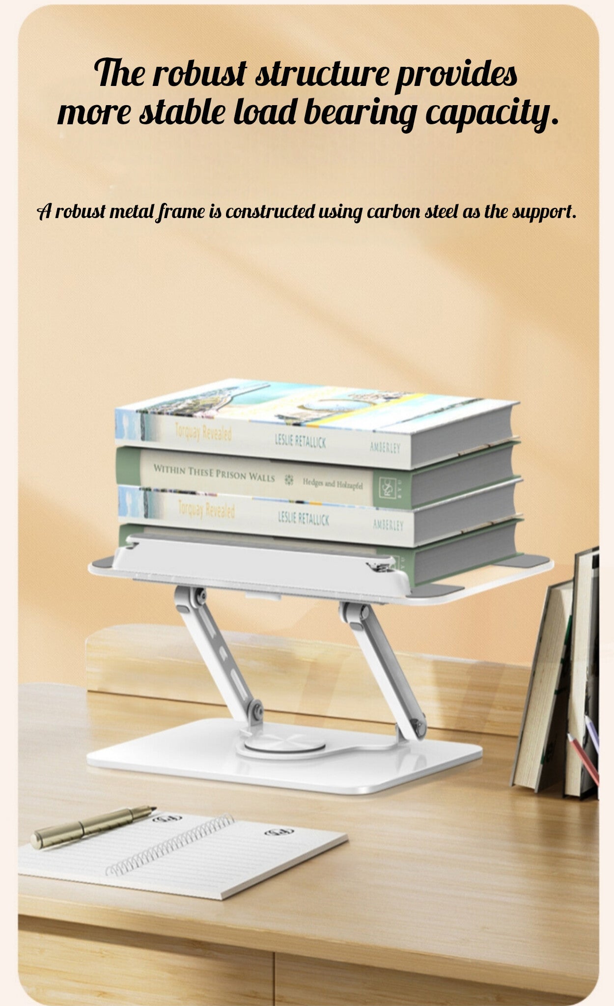 Lucent Poise Bookstand