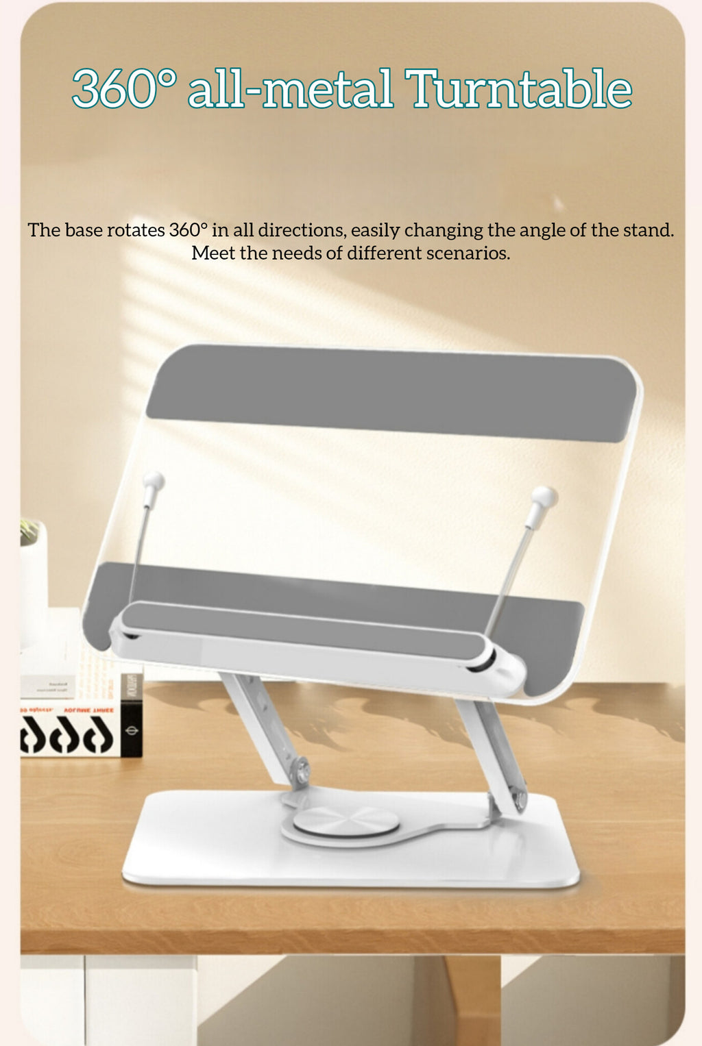 Lucent Poise Bookstand