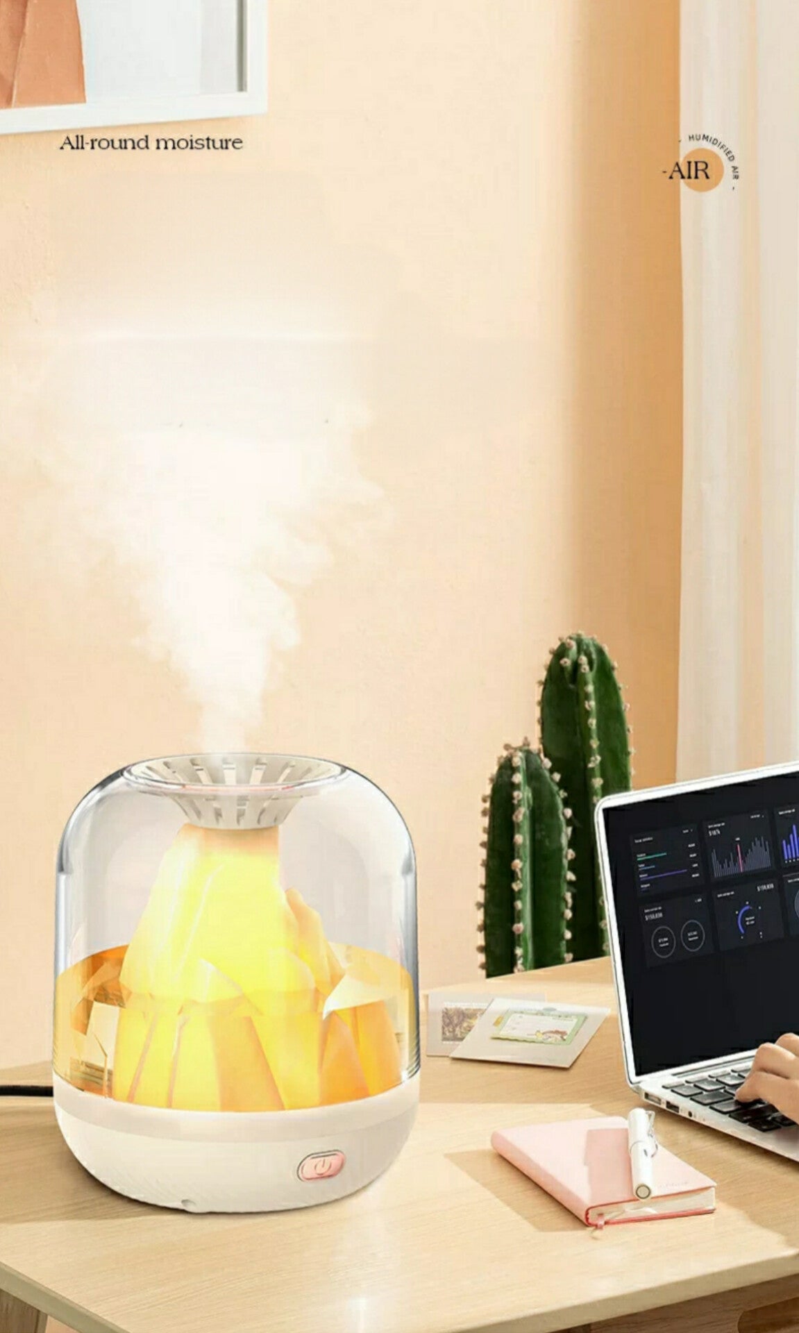 Volcano Diffuser: Silent Eruption of Serenity
