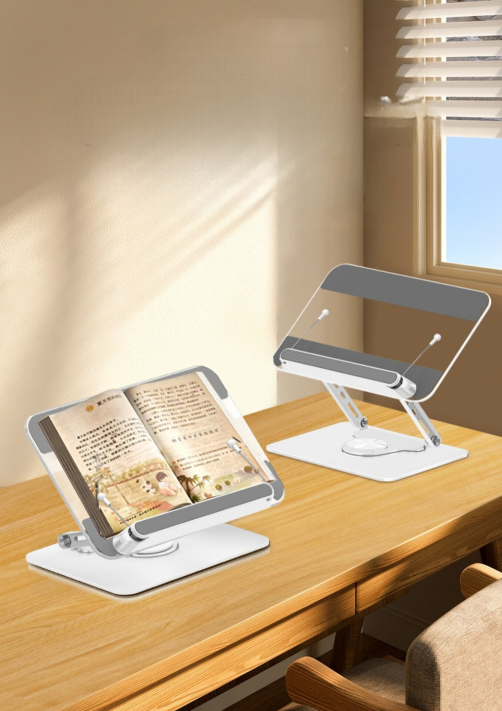 Lucent Poise Bookstand