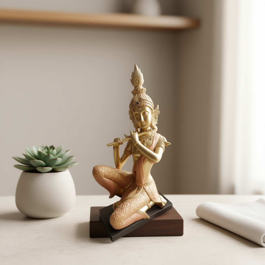 "Vanshi Prabha" – Divine Flute Figurine