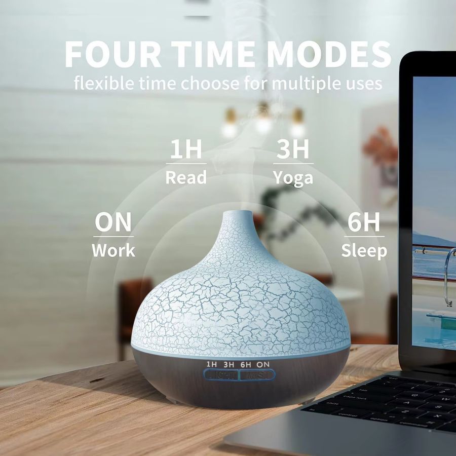 7 LED Colour Humidifier: Mood Mist with a Touch of Light