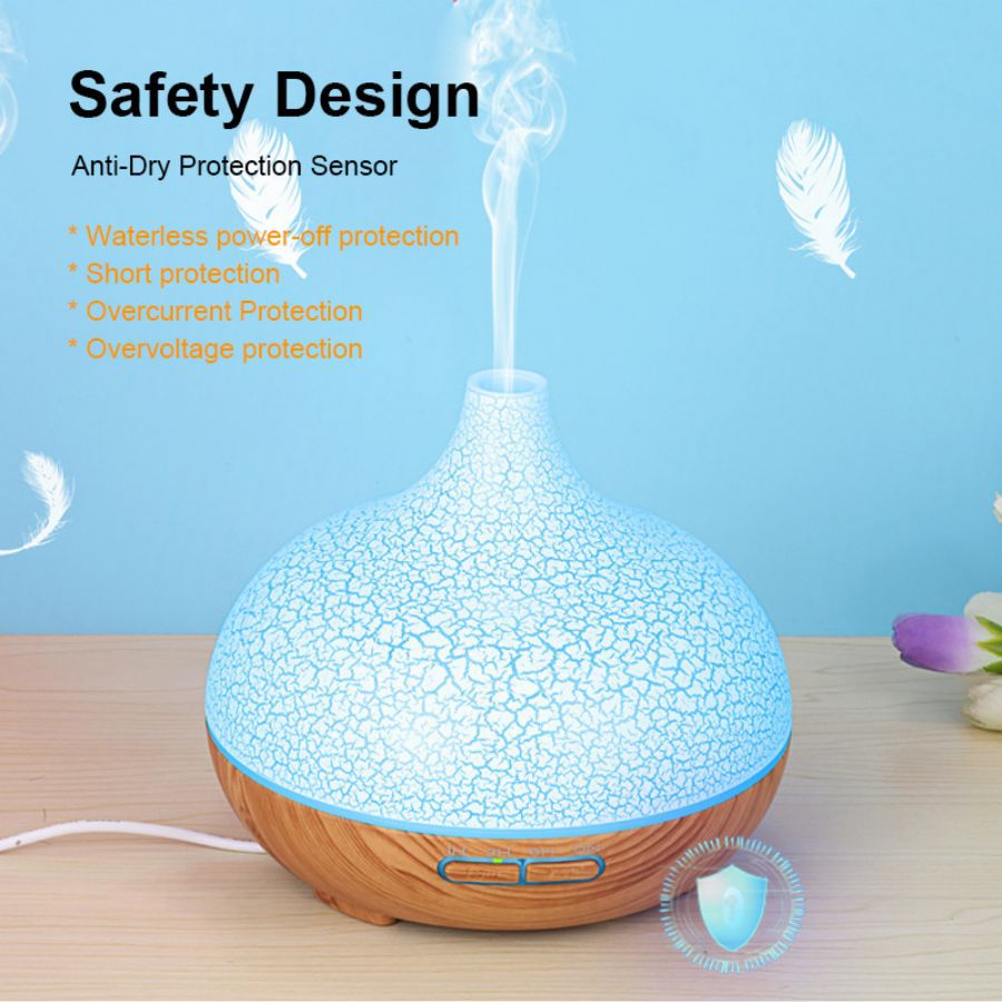 7 LED Colour Humidifier: Mood Mist with a Touch of Light
