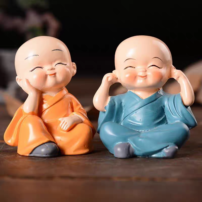 Whispered Wisdom – Monk Quartet Figurines