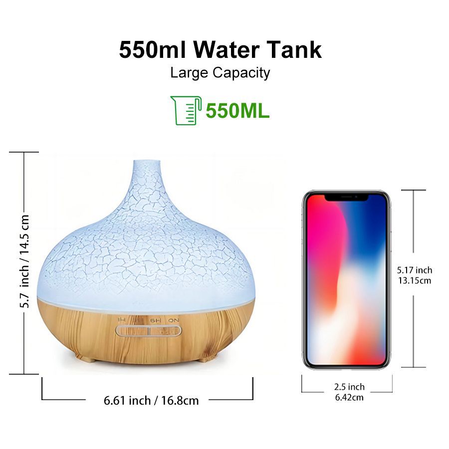 7 LED Colour Humidifier: Mood Mist with a Touch of Light
