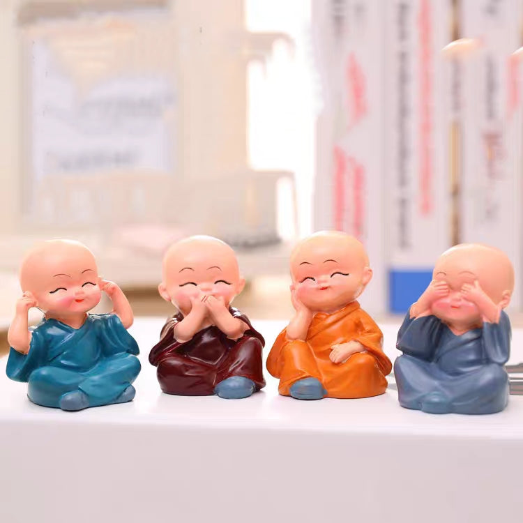 Whispered Wisdom – Monk Quartet Figurines